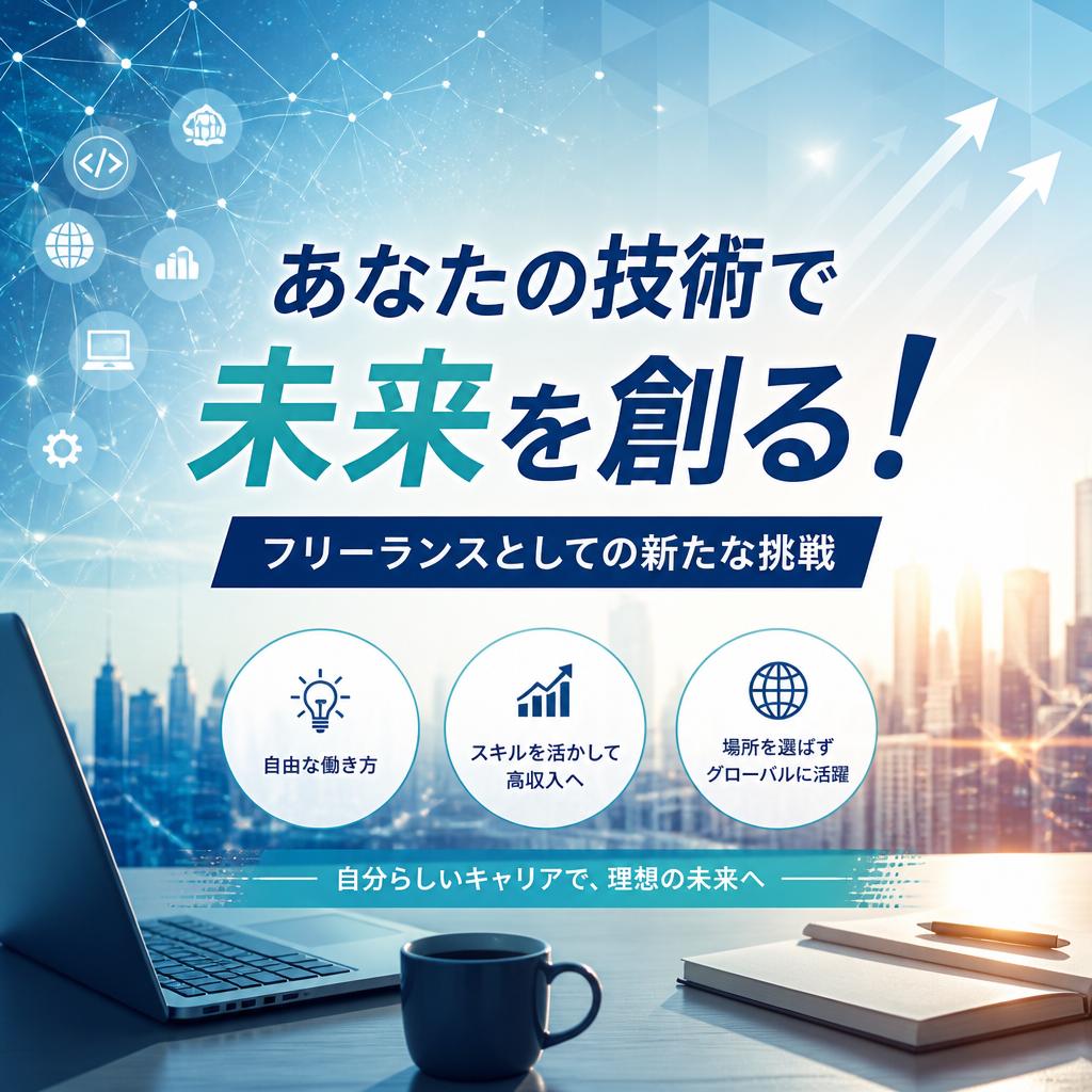 あなたの技術で未来を創る！フリーランスとしての新たな挑戦