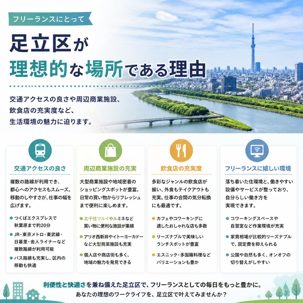 足立区の魅力 
