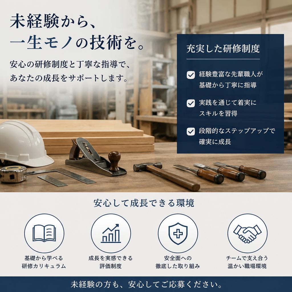 未経験からでも安心の教育環境