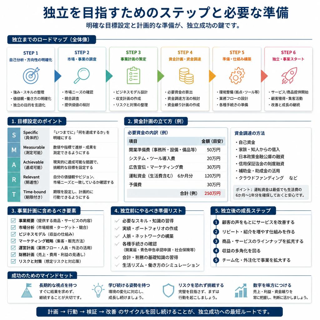 独立への道筋