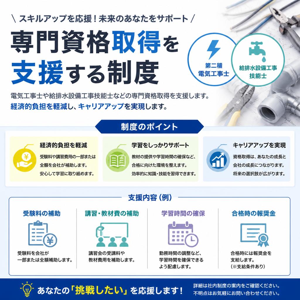 資格取得支援制度