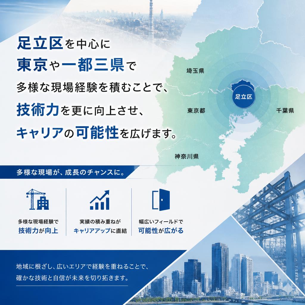 国内外での広がる仕事の場