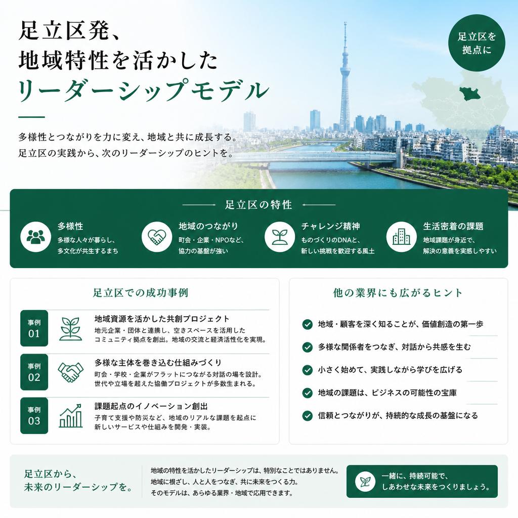 足立区にて実践するリーダーシップ