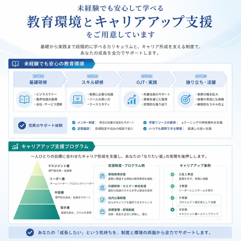 5. キャリアアップ支援と教育環境