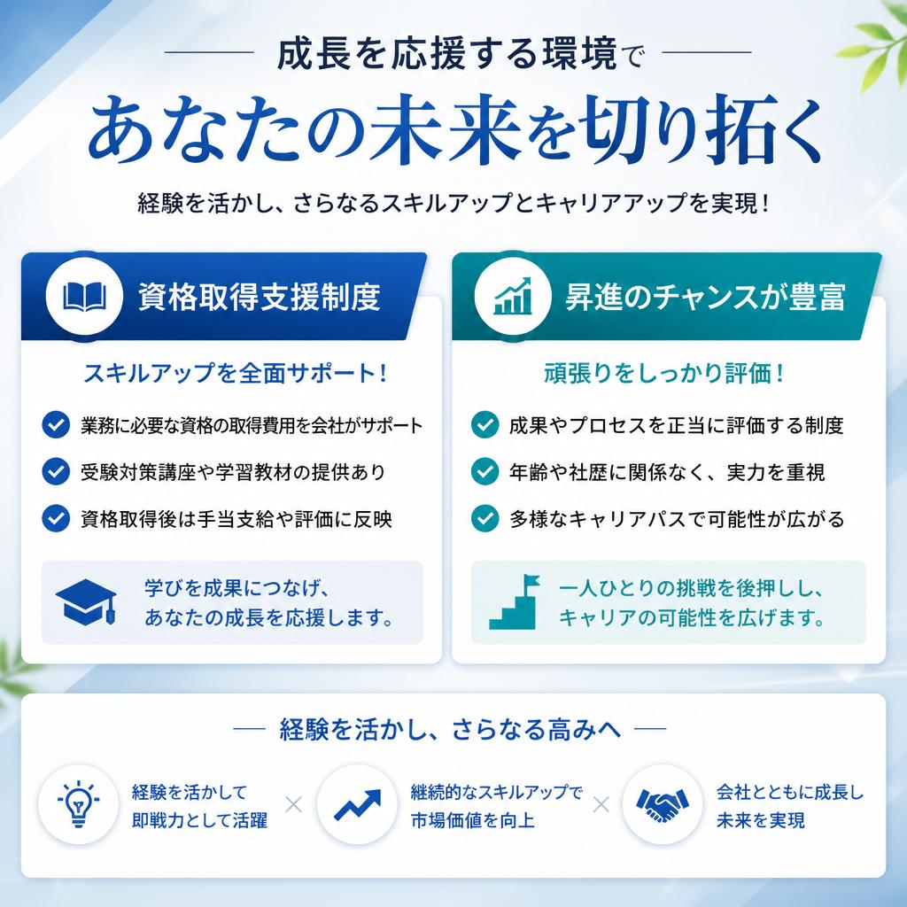 キャリアアップの機会