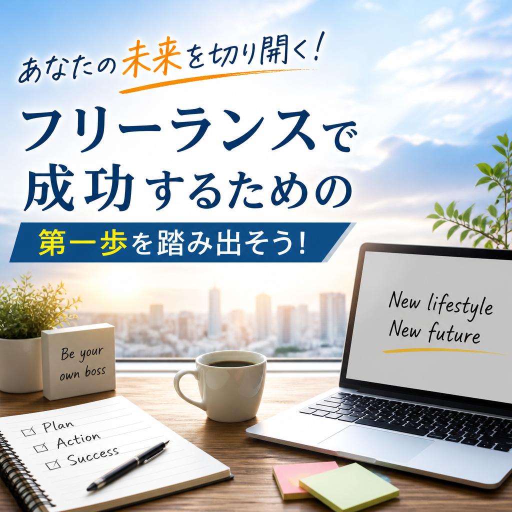 あなたの未来を切り開く！フリーランスで成功するための第一歩を踏み出そう！