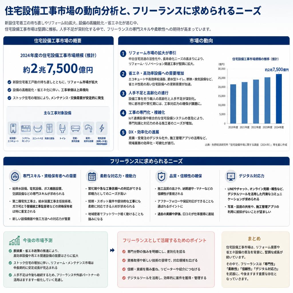 2. 住宅設備工事の市場動向と可能性