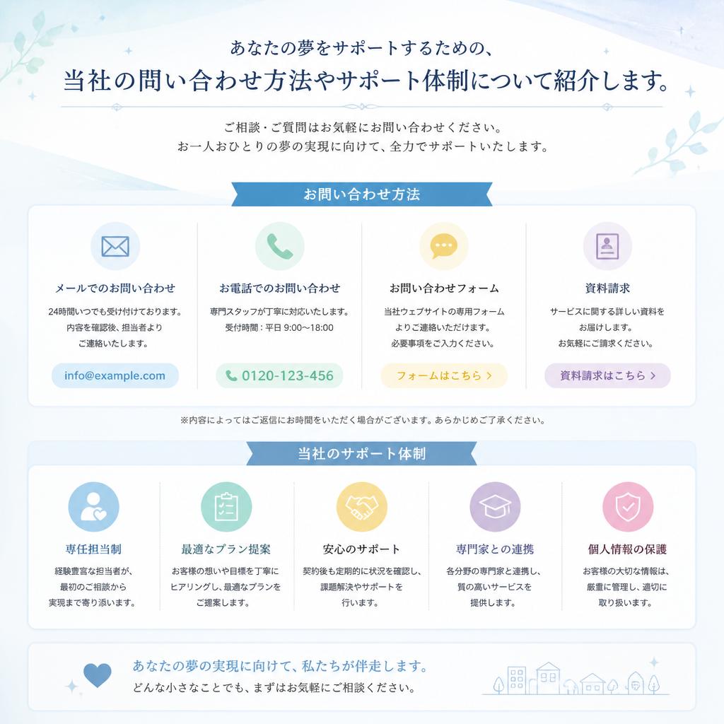 7. お問い合わせ・サポート体制