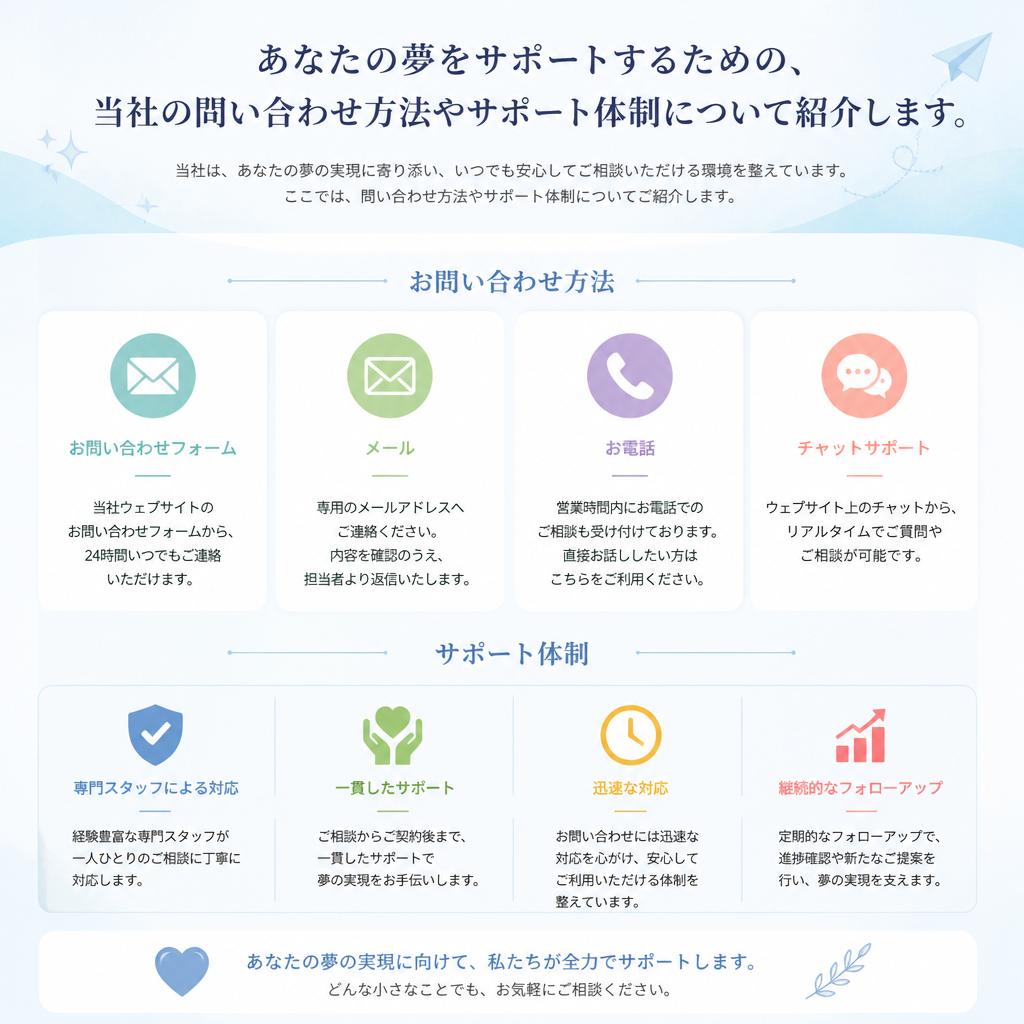 7. お問い合わせ・サポート体制