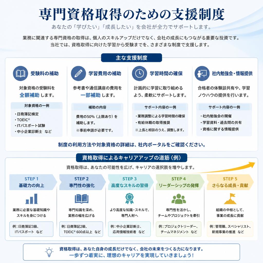 4. 資格取得支援制度
