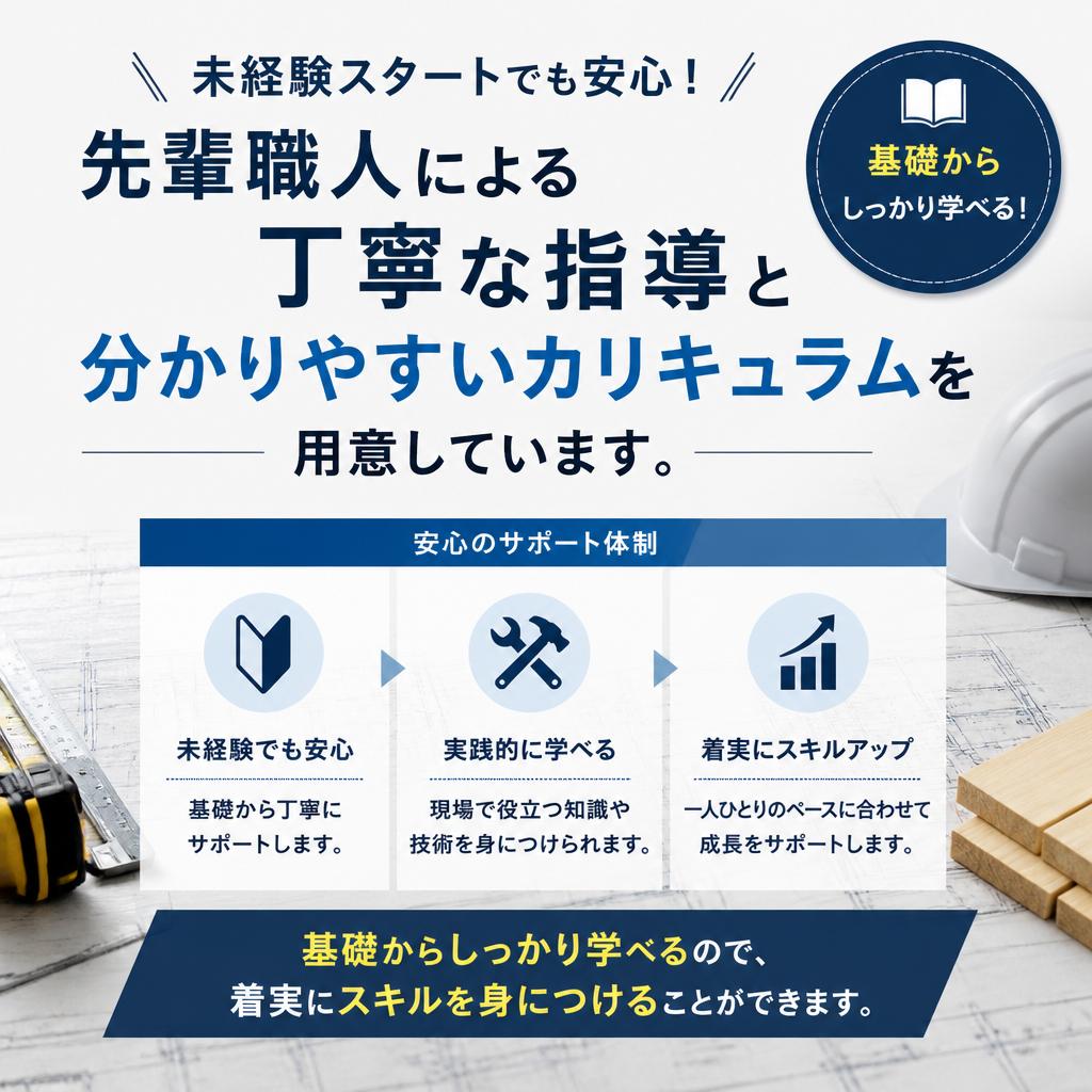 2. 未経験からでも安心の教育体制
