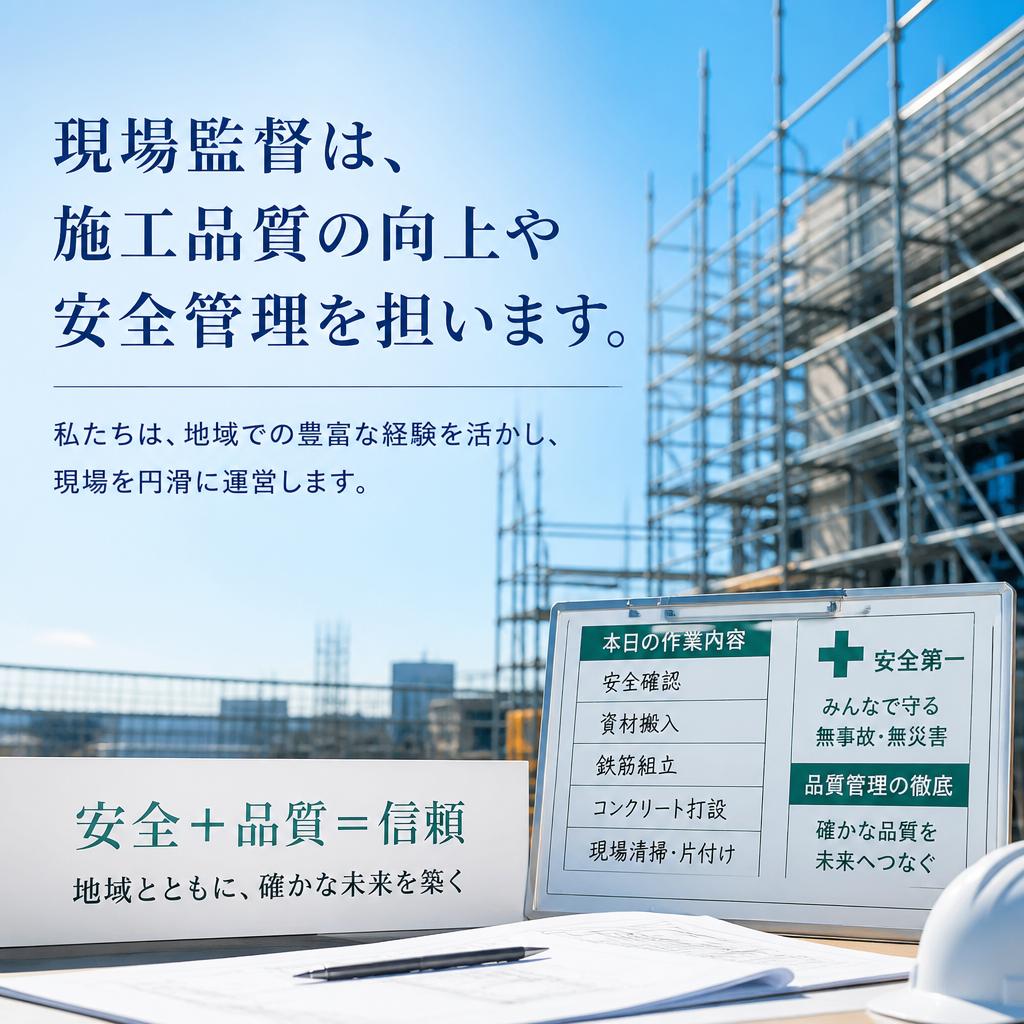 現場監督の役割