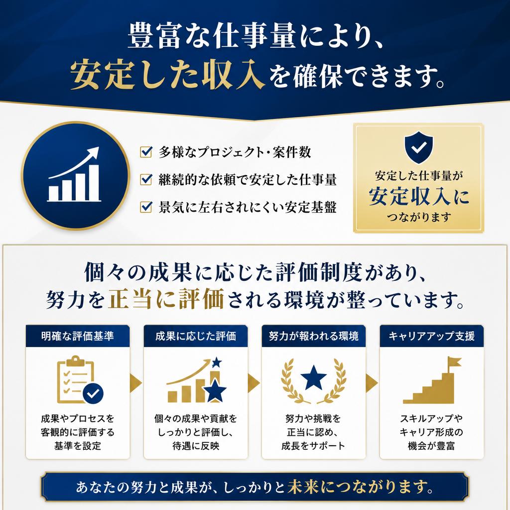 安定した収入を得る環境