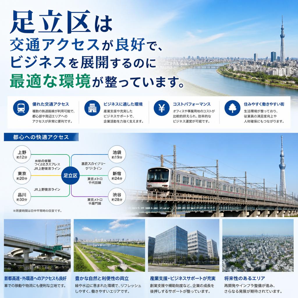 足立区の魅力