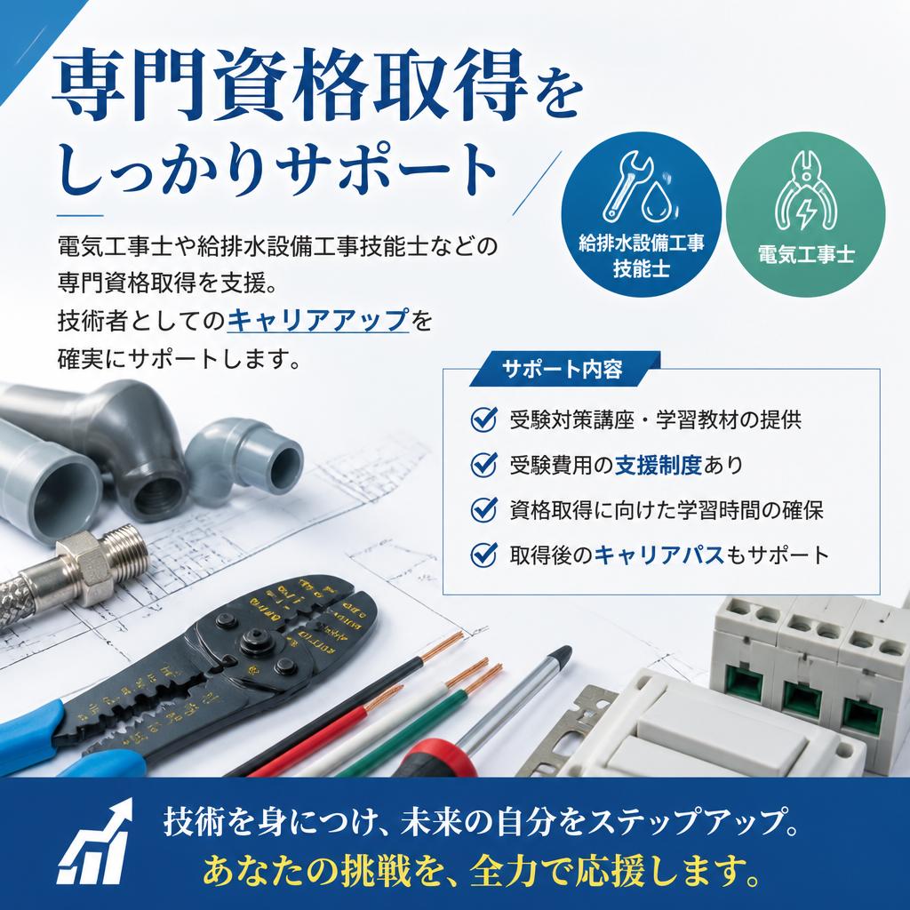 資格取得支援とキャリアプラン